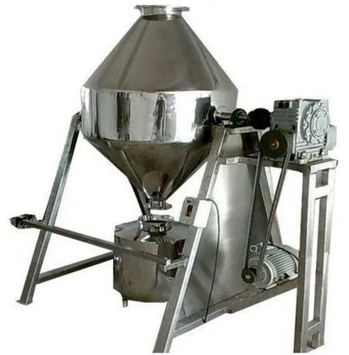 200 Kg/Hr Semi Automatic Chrome Plating Stainless Steel Double Cone Blender