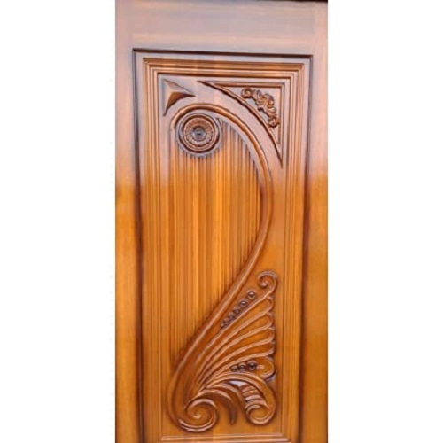 30 Mm Thick Modern Design Termite Proof Solid Wooden Door Application: Industrial