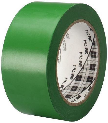  33 मीटर लंबाई वाले हरे रंग के लंबे टिकाऊ मार्किंग टेप 