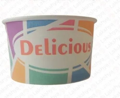 50 Ml Eco Friendly And Lightweight Printed Paper Ice Cream Cup