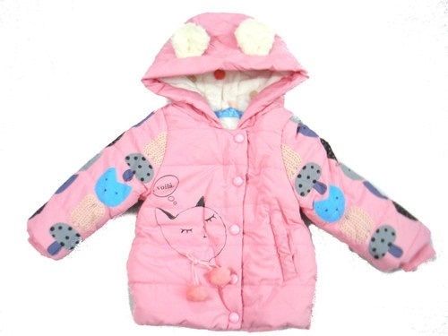 Long Sleeves And Button Closure Printed Polyester Jacket For Kids Age Group: 3 To 5