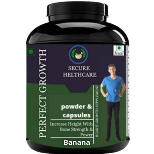 Perfect Growth Powder And Capsules With Banana Flavor Shelf Life: 24 Months