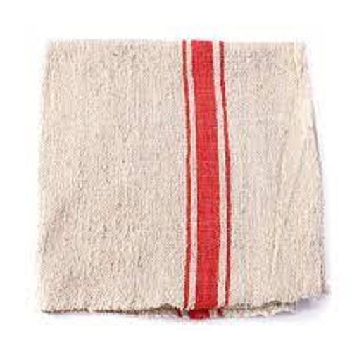 White & Red Cotton Floor Duster Cloth