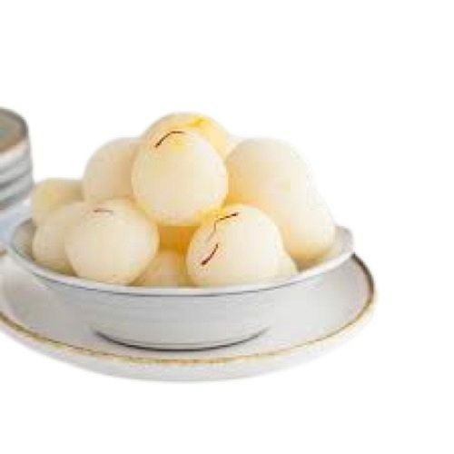 Tasty White Sweet Yummy Round Shape Rasgulla  Fat: 10 Grams (G)