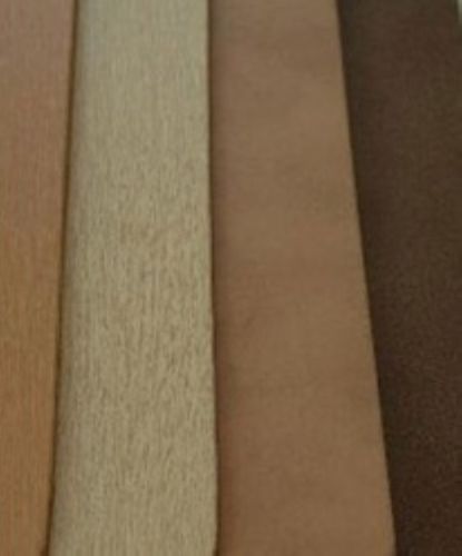 Unicolor Water Resistant Heat Insulation Soft Plain Pattern Knitted Backing Leather Board