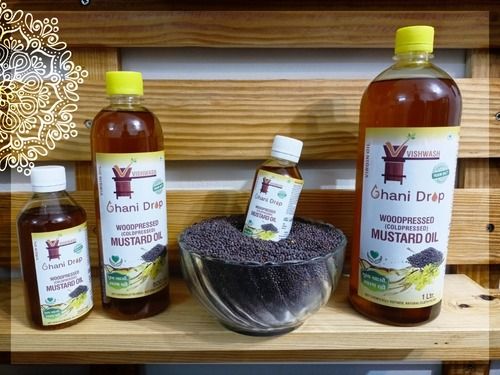 Wood Pressed And Cold Pressed Yellow Mustard Seed Oil