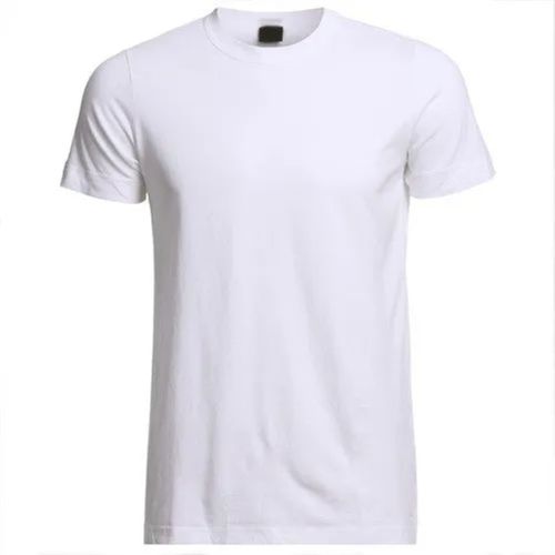 Comfortable Plain Round Neck Short Sleeves Breathable Cotton T-Shirt For Men Age Group: Adult