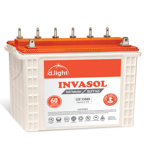 Dlight Dltt165-15Aah Tall Tubular Inverter Battery Dimension(L*W*H): 50.5*19*41  Centimeter (Cm)