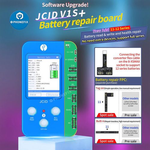 Jc V1s Battery Repair Board Flex Cable For Iphone 11-12 Pro Max Repairor Iphone 11-12 Pro Max