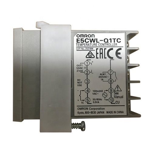 Gray Omron Temperature Controller E5Cwl Q1Tc