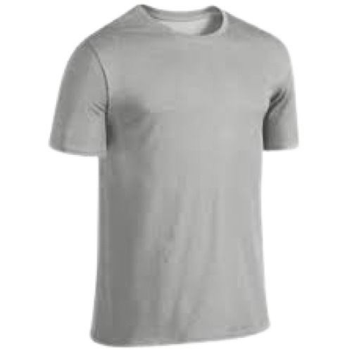 Plain Pattern Short Sleeve Round Neck Regular Fit T Shirt For Men Chest Size: 41