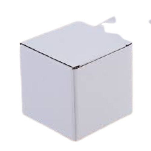 Square Shape Disposable White Corrugated Packaging Boxes