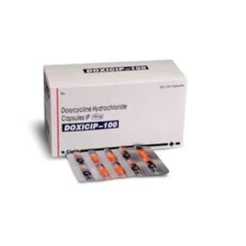 Tetracycline Antibiotics Doxicip-100 Doxycycline Hydrochloride 100Mg Capsule Cas No: 24390-14-5.