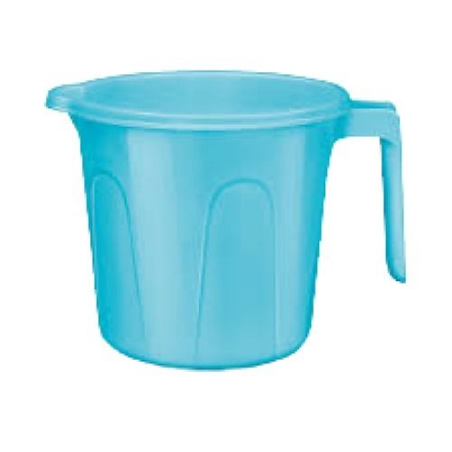 Pvc 12 Inch Round Shape Sky Blue Bathroom Plastic Mug