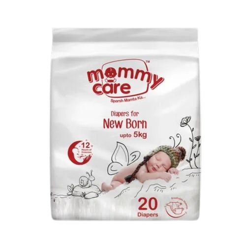 8-12 Kg Cotton Comfortable Soft Disposable Hypoallergenic Mommy Care Baby Diapers