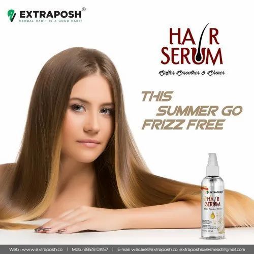 Chemical Free Liquid Form 100% Pure Extraposh Wallnut Hair Serum For Ladies