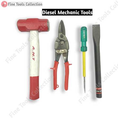 Iti Diesel Mechanic Tool Kit (hammer, Cutter, Tester And Chisel