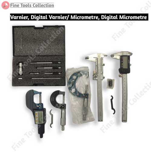 Iti Fitter Manual Digital Micrometer And Vernier Scale Kit Range: Vary