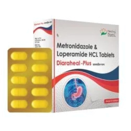 Metronidazole & Loperamide Hydrochloride DiarahealPlus For Treatment