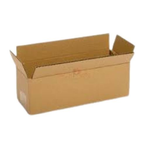 Brown Rectangular Shape Plain Corrugated Boxes 