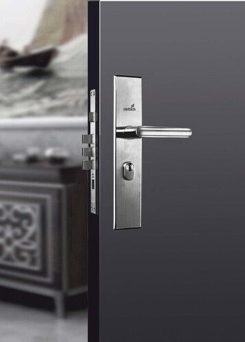 Silver Unbreakable And Scratch Resistant High-Security Door Handle Lock