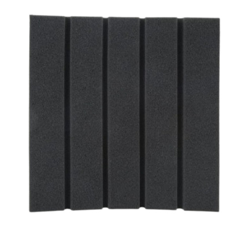 Black 2 Foot Long And 2 Inch Thick Polyurethane Acoustic Foam