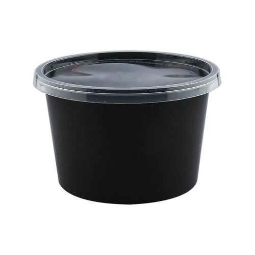 Reusable Round Pvc Plastic Food Container  Capacity: 500 Milliliter (Ml)