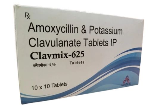 625Mg एंटी-बायोटिक अमोक्सिसिलिन पोटेशियम क्लैवुलैनेट टैबलेट बैक्टीरियल संक्रमण के लिए Cas No: C24H27Kn4O10S