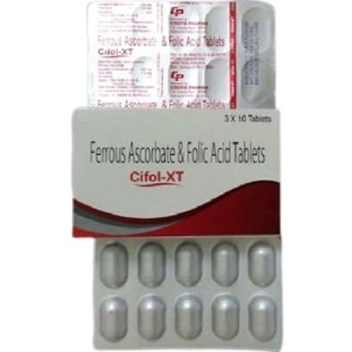 Cifol - Xt Ferrous Ascorbate And Folic Acid Tablet For Adults