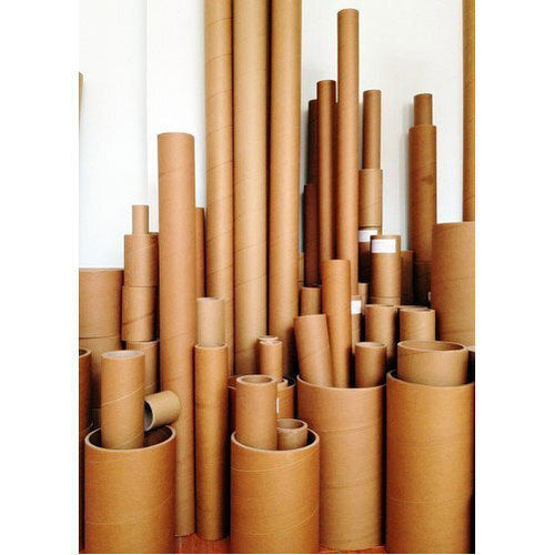 Hard Texture 1-3 Mm Brown Plain Round Paper Core Tube