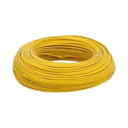 Yellow Polyethylene Insulation Material 220 Voltage 90 Meter Length Cable Wire