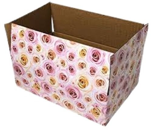 Rectangular Glossy Lamination Printed Pattern Carton Box