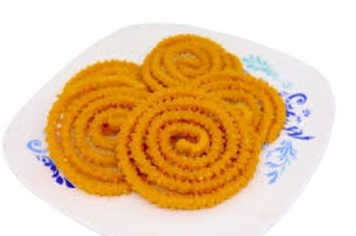 Round Shape Hygienically Packed Fried Tasty Crunchy Salty Butter Murukku Ingredients: Rice Folur