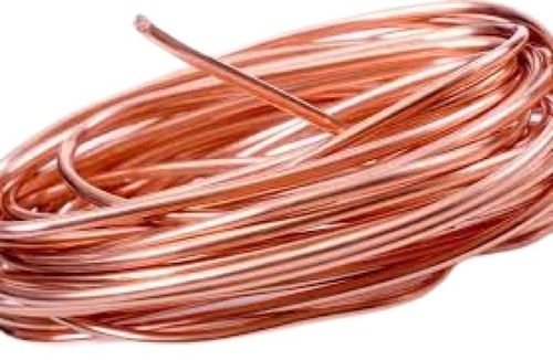 Brown Round Shaped Coated 100 Meter Length Copper Wire Cable