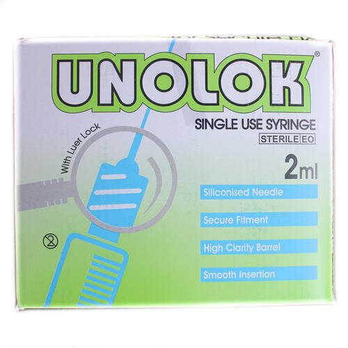 Unolok 2ml Uno Single Use Syringe