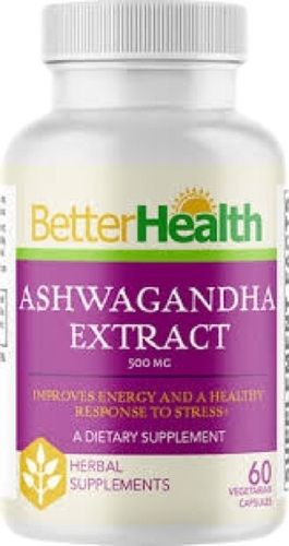 Vegetarian By Doctor Recommendation Ashwagandha Herbal Extract Capsule