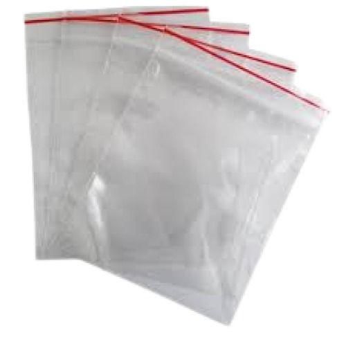 Waterproof Transparent Zip Lock Plastic Bags Hardness: Soft