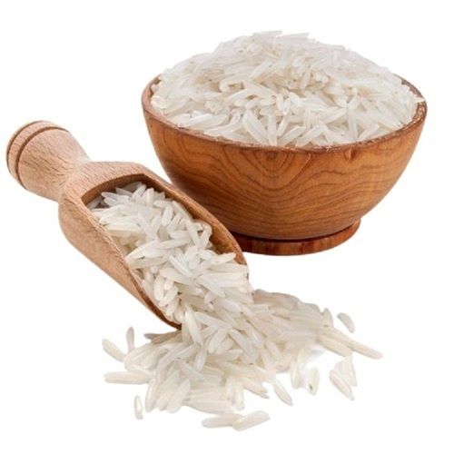  100% शुद्ध लंबे दाने वाला सूखा सफेद बासमती चावल 