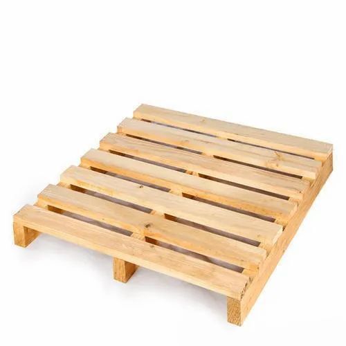 1000-1500 Kgs Capacity Plain Brown Rectangular Wooden Pallets