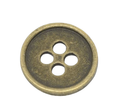 4 Hole Modern Round Metal Buttons For Garments Uses