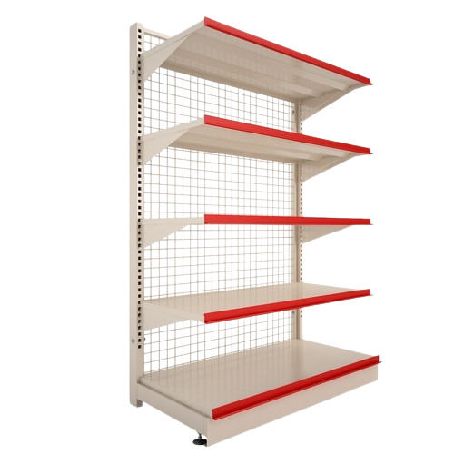 5X6 Feet Rectangular Heavy Duty Mild Steel Single Sided Retail Display Rack Capacity: 50 Kg/Hr