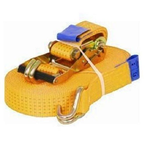 Easy To Operate Plain 2.5 Meter Long Polyester Ratchet Lashing Belt For Industrial Safety