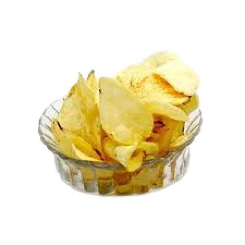 Crispy Yellow Round Shape Fried Salty Potato Chips