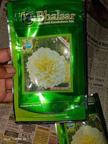 Yellow White Bhalsar White Marigold Seed Use For Plantation Size: Different Available