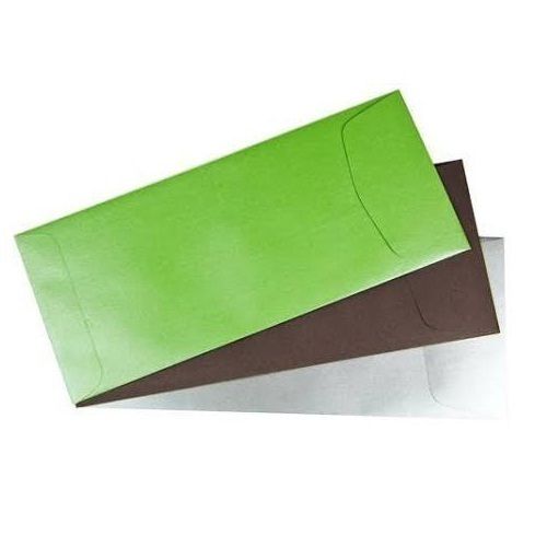 10 X 4 Inch Coloured Plain Paper Envelope