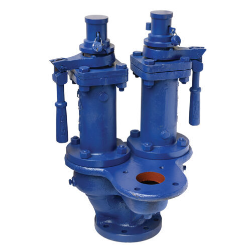 15 Mm Medium Pressure Flanged Ends Cast Iron Double Post High Lift Safety Valve Application: Steam