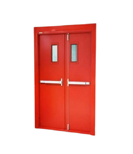 46 Mm Thick Powder Coated Finish Stainless Steel Fire Resistant Doors Application: Industrial