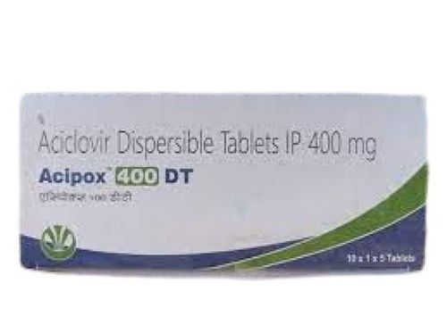 Acipox 400 Dt - 400 Mg Aciclovir Dispersible Tablets 