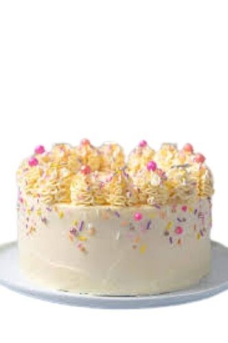 Ball Shape Buttermilk White With Yellow Vanilla Cake