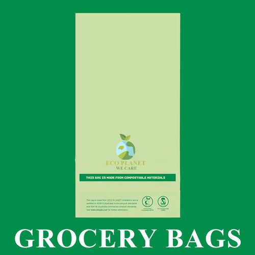 Green Biodegradable Grocery Bag In Roll, Covers And Pouches For Shopping